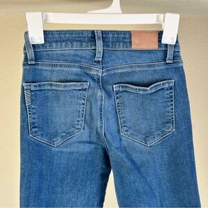 Bootcut size 24 blue denim jeans by Paige